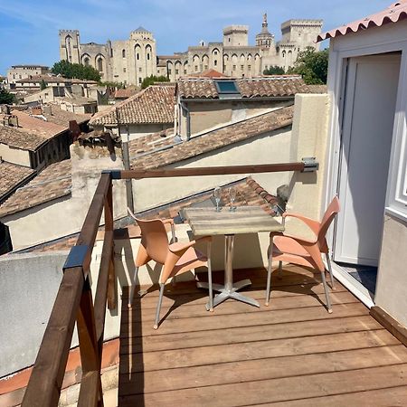 Le Toit D'Avignon - Intra-Muros - Terrasse Vue Palais Des Papes - Ideal Festival - Climatisation - Wifi Exteriér fotografie